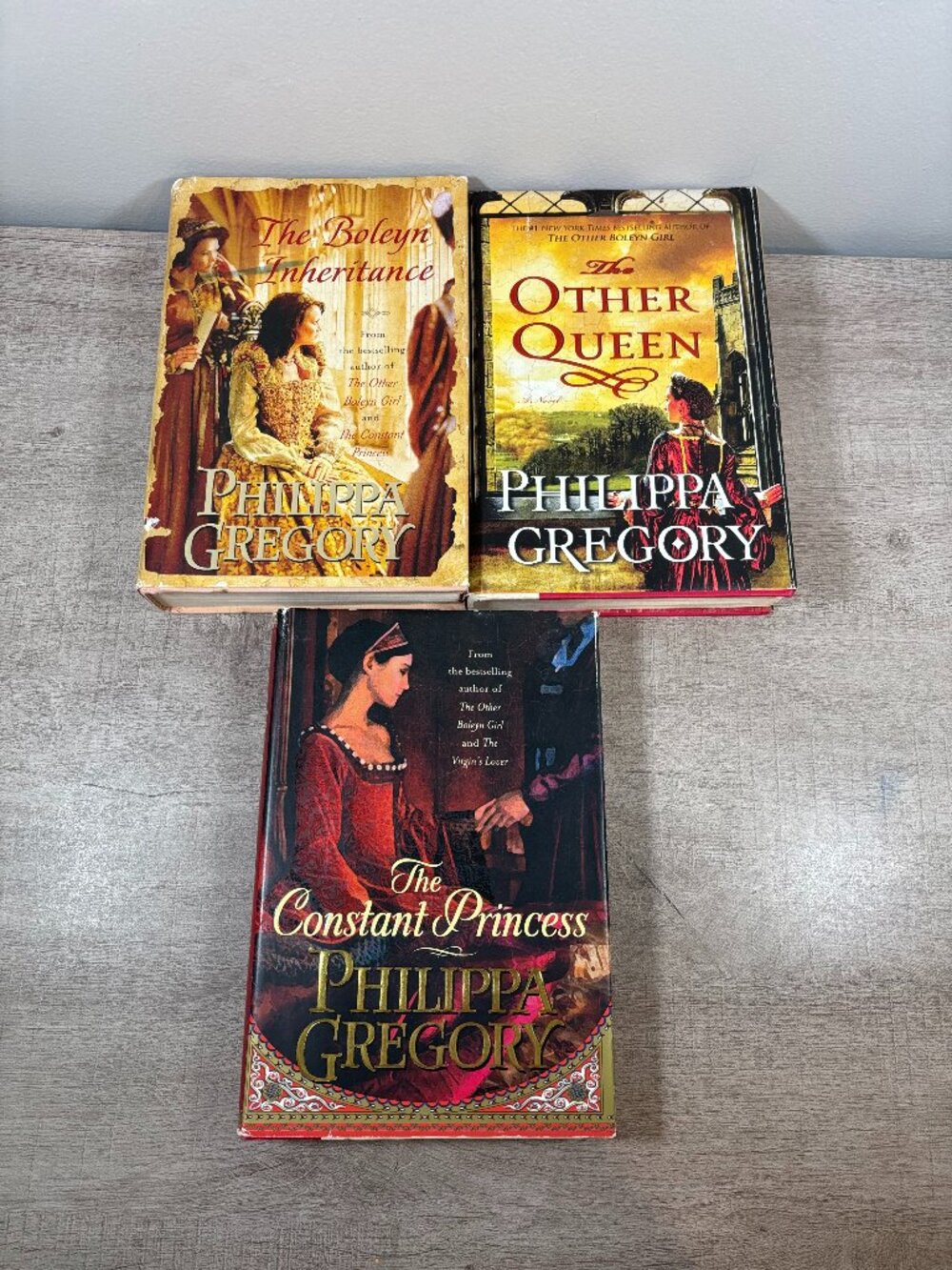 Lot of 3 Hardcover Historical Fiction Books by Philippa Gregory